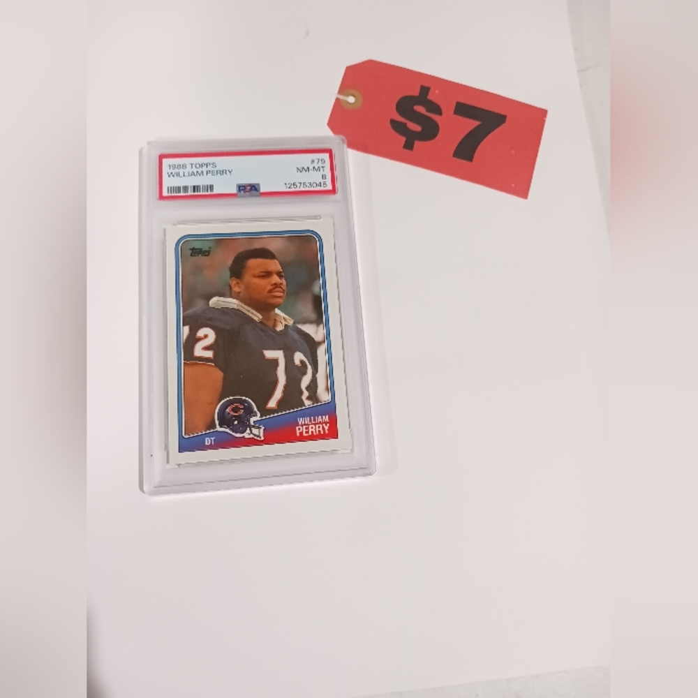 1988 Topps William Perry Chicago Bears PSA 8 NM-MT #79